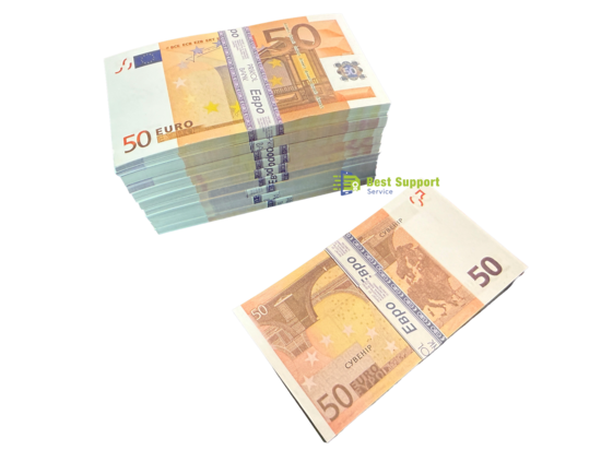 €50 Euro Fake Prop Money 10 Pack